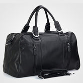 Sac de Voyage à Bandoulière Simple de Luxe en Cuir